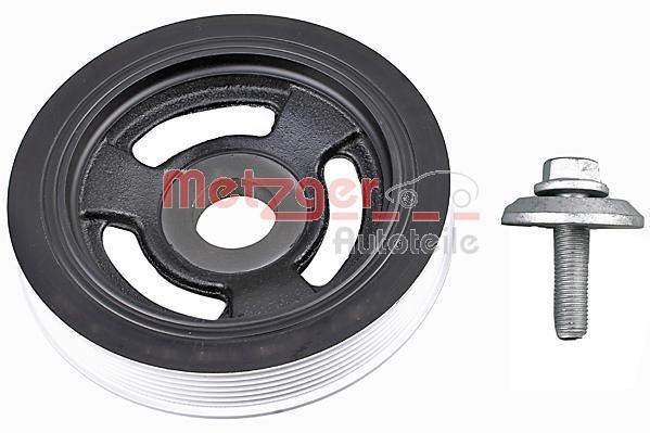Poulie damper (Poulie de vilebrequin) METZGER ref. 6400098